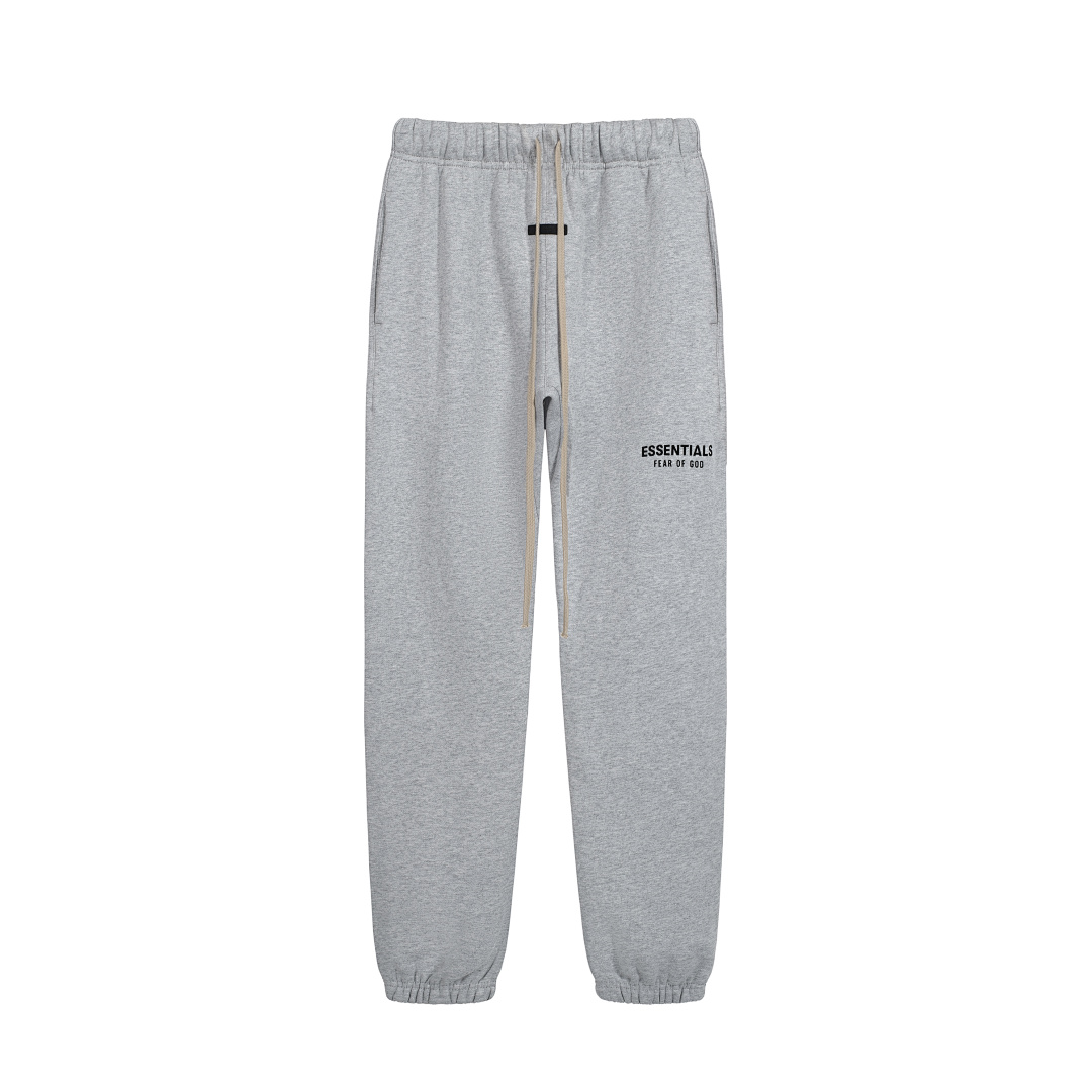 Essentials 178 Ess FALL24 HOLIDAY Fleece EssentialSweatpant Print Lace Up Velvet : Dark Mist Grey Light Black Desert Gold Brown :S-XL - Image 56
