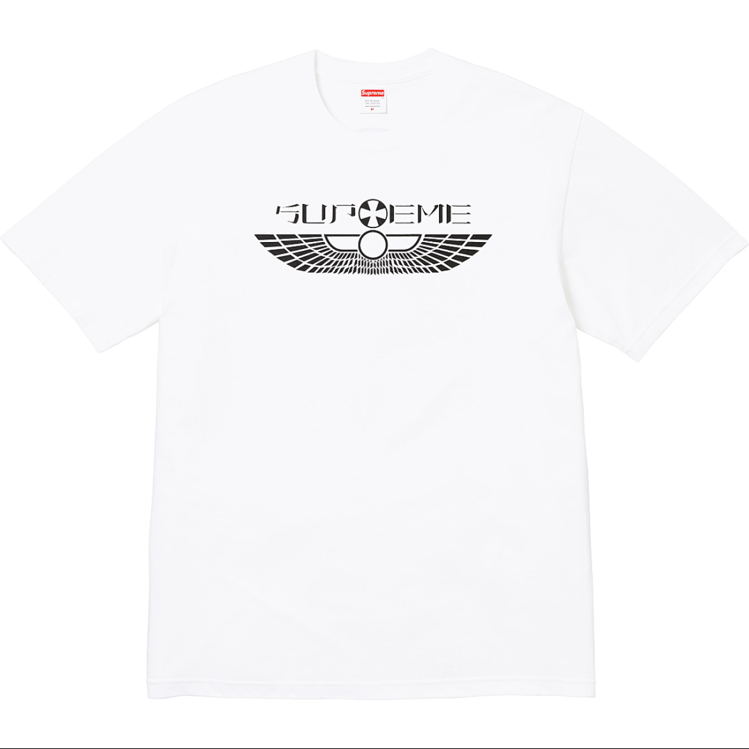 Supreme 118 Wings Tee Print T Black White S M L - Image 3