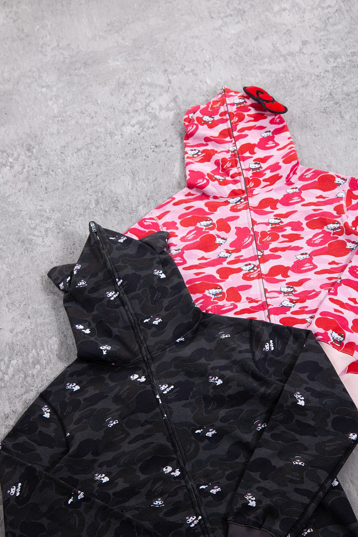 Bape 438 Collab Triple : Black Pink S-XL - Image 15