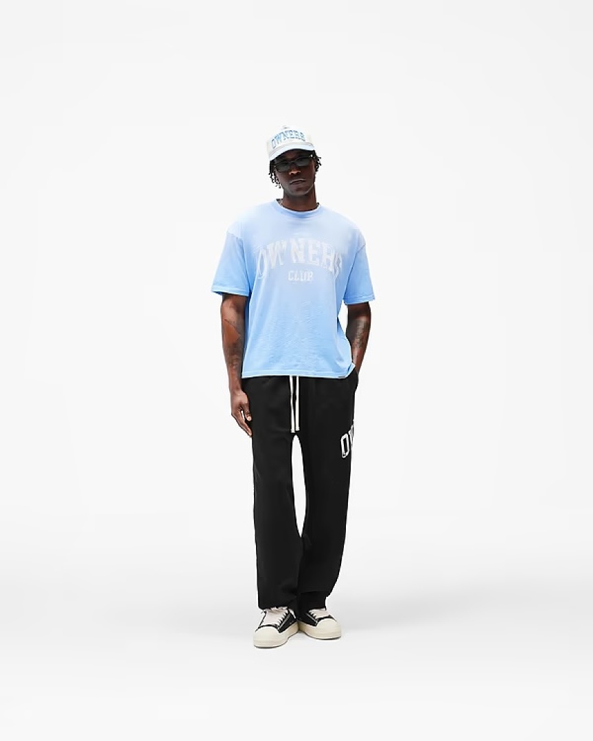 Off-White 128 REPRESENT New High Mens Womens Top Wide Short Sleeve T : S M L XL Washed Blue Off (White) - Image 28