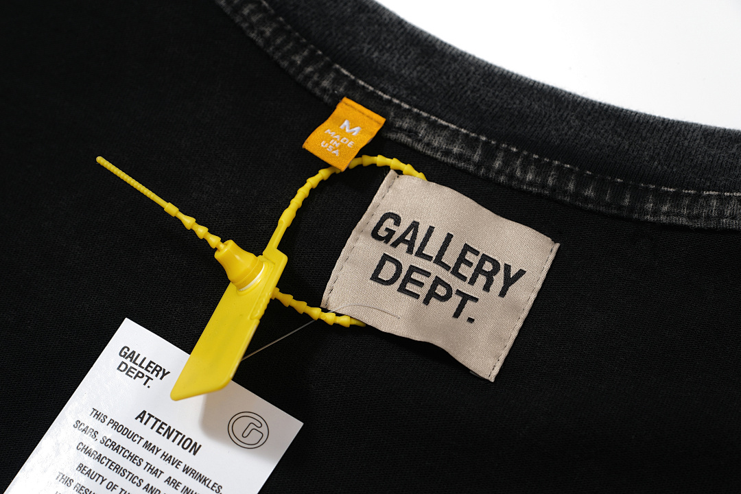 Gallery Dept 118 Gallery Dept. LOGO Green Leaf Print Short Sleeve T Black S-XL 3405# - Image 15