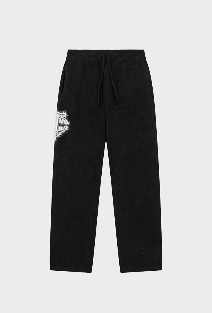 Christian Louboutin 218 THECOUTURECLUB Small Logo Floral Fleece Stitching Long Light Grey Black S-XL T8902# - Image 29