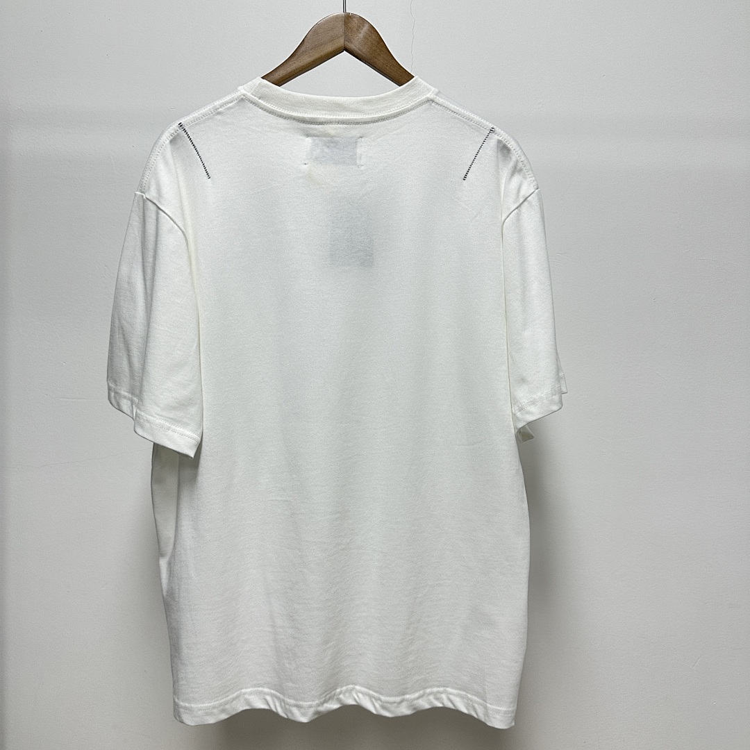 Unbranded 108 VUJADE DARTED LOGO TEE Print Short Sleeve T Black White 1 2 3 4 3911# - Image 14