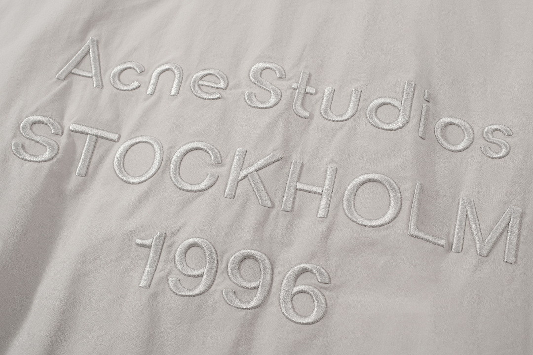 Acne Studios 298 AC Print Wind Grey Black S-XL 3392# - Image 23
