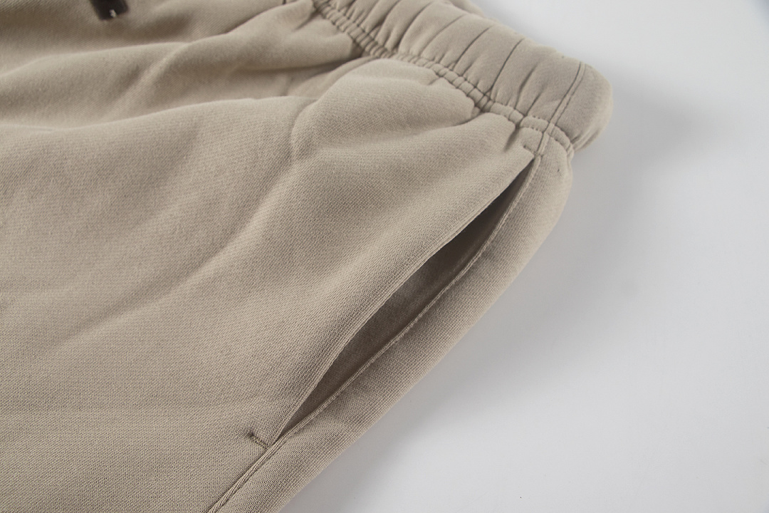 Essentials 148 Ess SS25 Classic Hoodie Label Print Short Silk Silver Gum Black Grey Brown Oatmeal XS-XL - Image 32