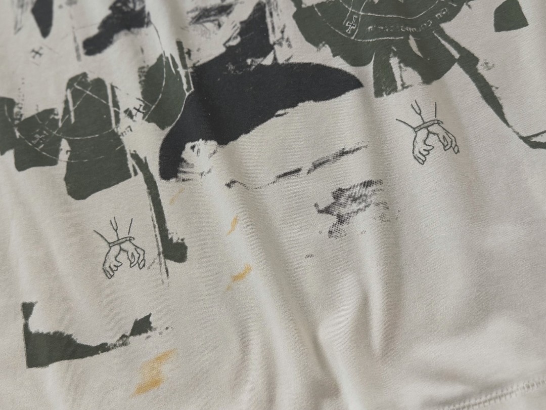 Enfants Riches Deprimes 118 Enfants Riches Deprimes Womens Print Short Sleeve : S M L XL Apricot - Image 9