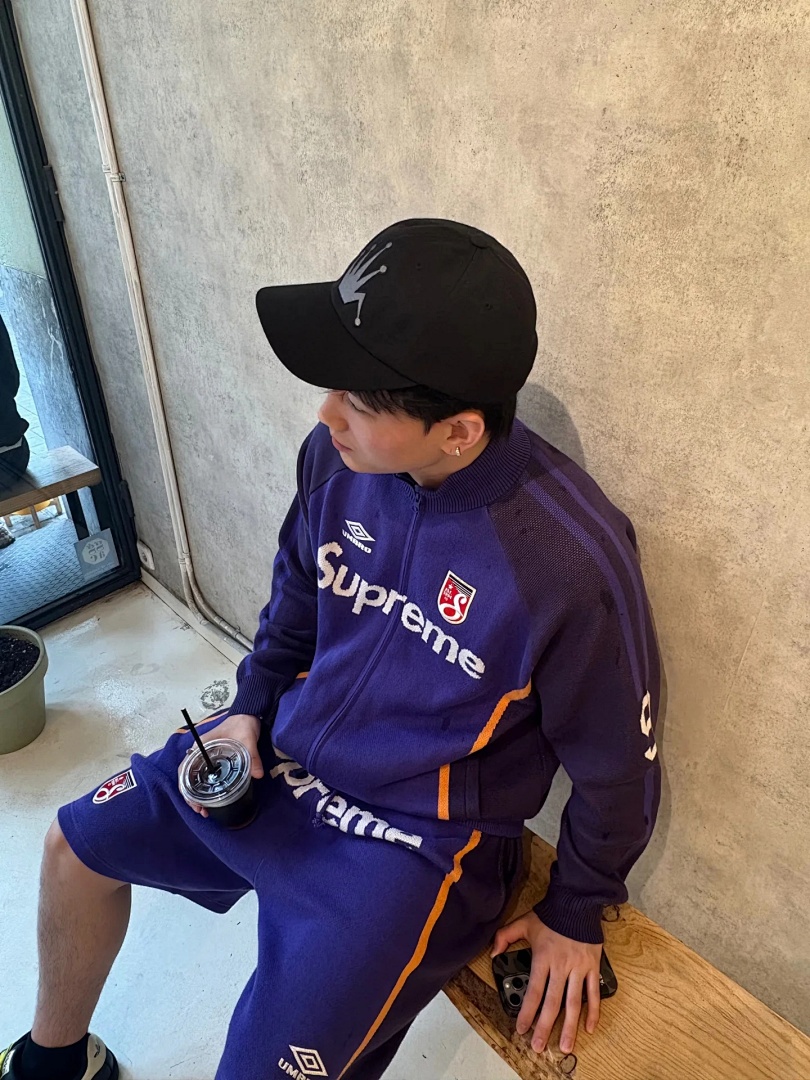 Supreme 288 UMBRO Collab SS25 KNIT SHORTS30 Patchwork Short Quad Black Red Purple Light Blue S-XL - Image 35