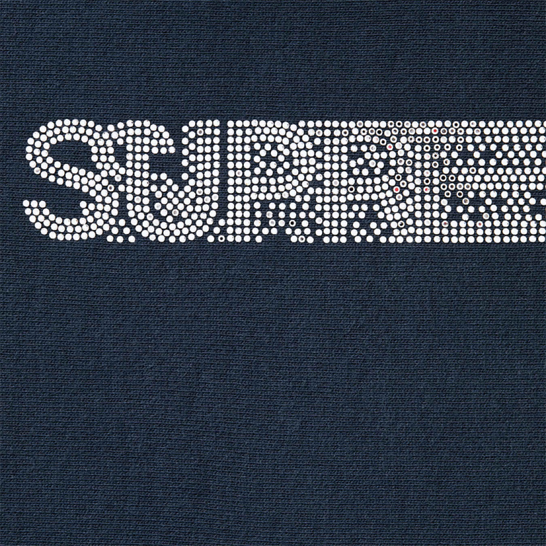 Supreme 328 SWAROVSKI® MOTION LOGO HOODED SWEATSHIRT Black Blue Red, S M L - Image 6