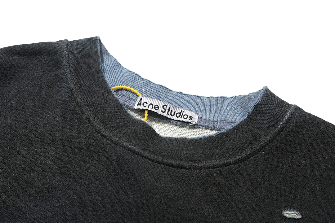 Acne Studios 268 AC Buckle LOGO Print Collar Floral Blue S-XL 3059# - Image 4