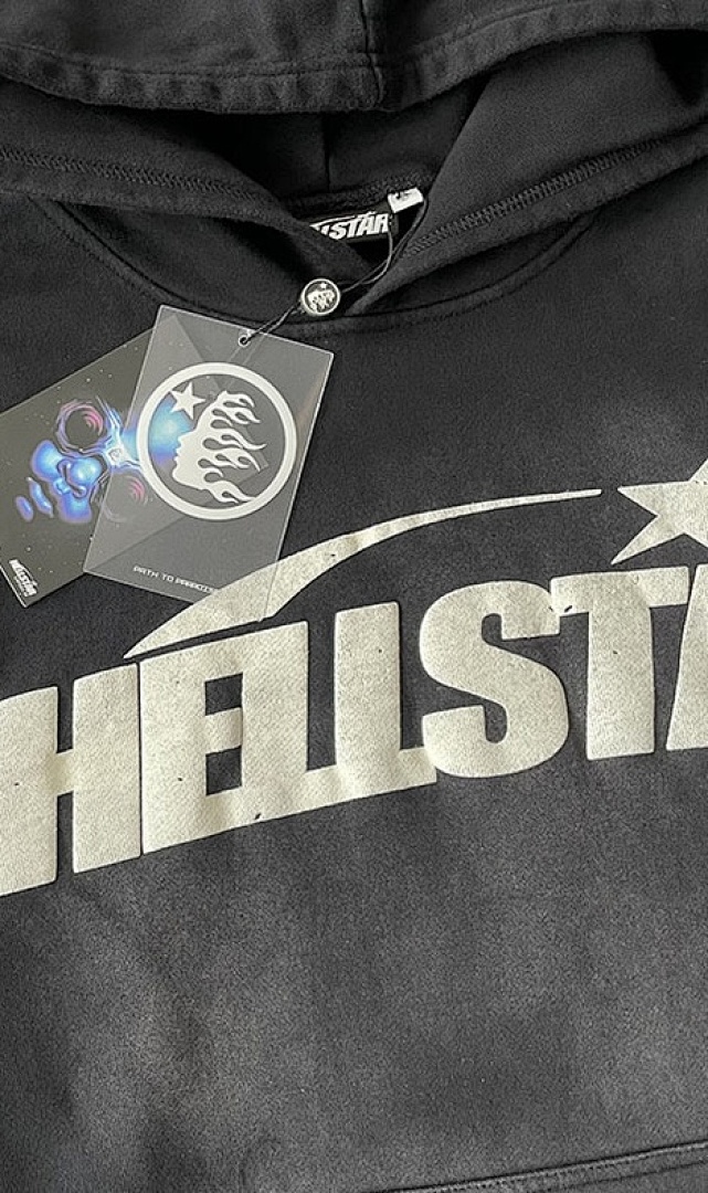 Hellstar 258 Hellstar Studios Uniform Hoodie Pants Big Logo Water Black S-M-L-XL - Image 8