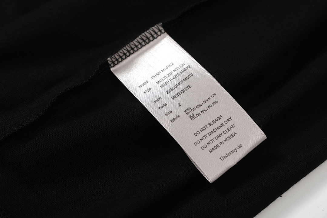 Unbranded 108 Undermycar Small Label LOGO Embroidered Short Sleeve T Black White 1 2 3 4 8020# - Image 13