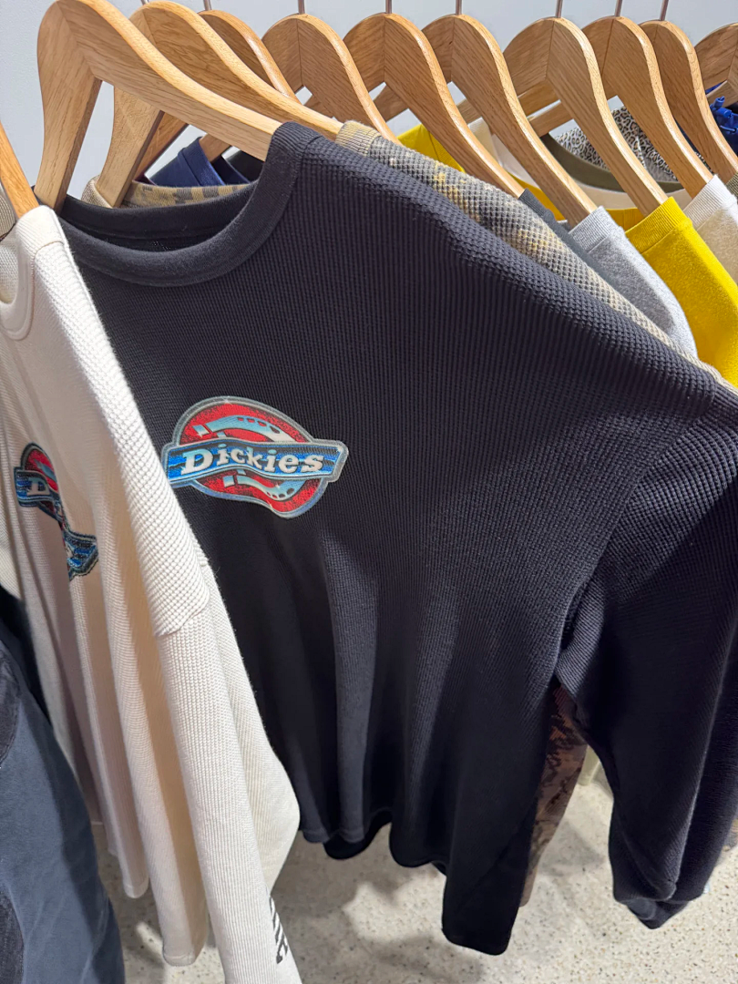Off-White 228 DK Long Sleeve T X DICKIES Collab FW25 THERMAL L/S TEE Black Off White S - Image 25