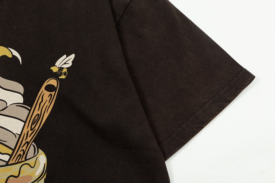 Adidas 138 KITH Ice Cream Print Wide Short Sleeve : Black Coffee S M L - Image 8