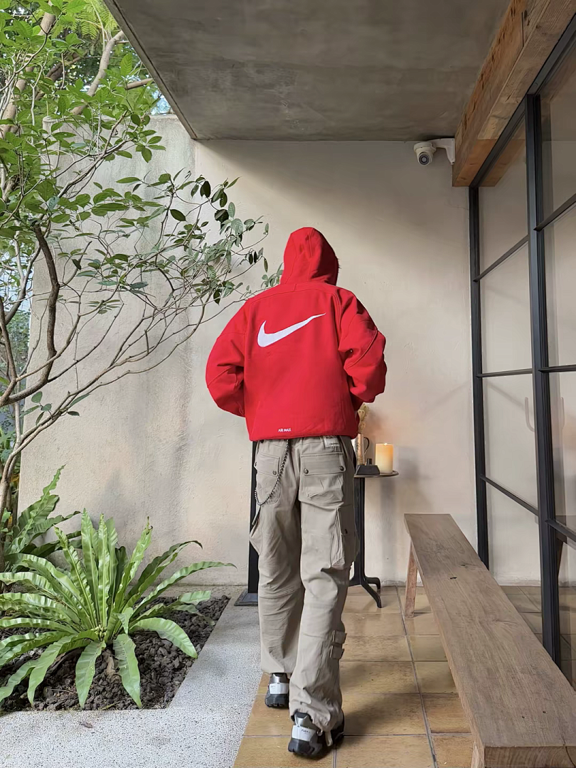 Supreme 398 SWEATSHIRT Embroidered LOGO Wide Black Grey Red S-XL - Image 21
