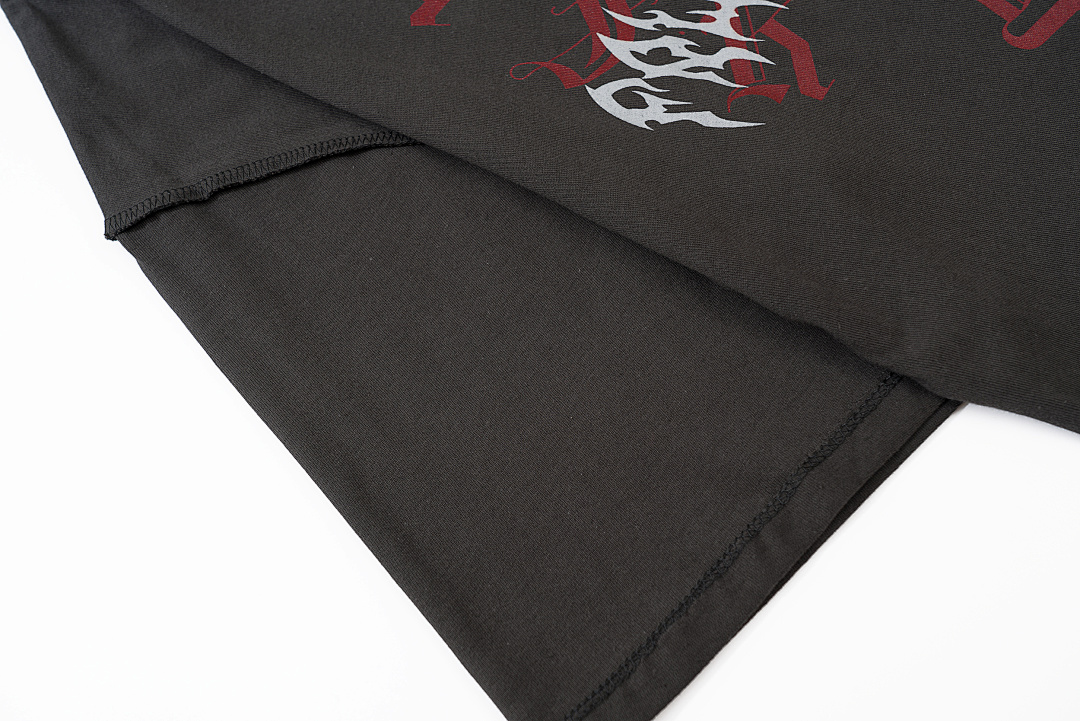 Unbranded 98 Askyurself X False Perception Collab Print Short Sleeve T Black S-XL 4033# - Image 10