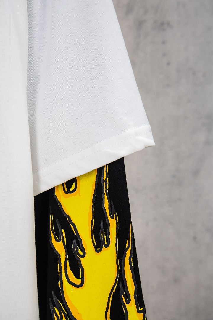 AMIRI 148 Wide Version Model Long Sleeve T Black White S M L XL 604# - Image 35