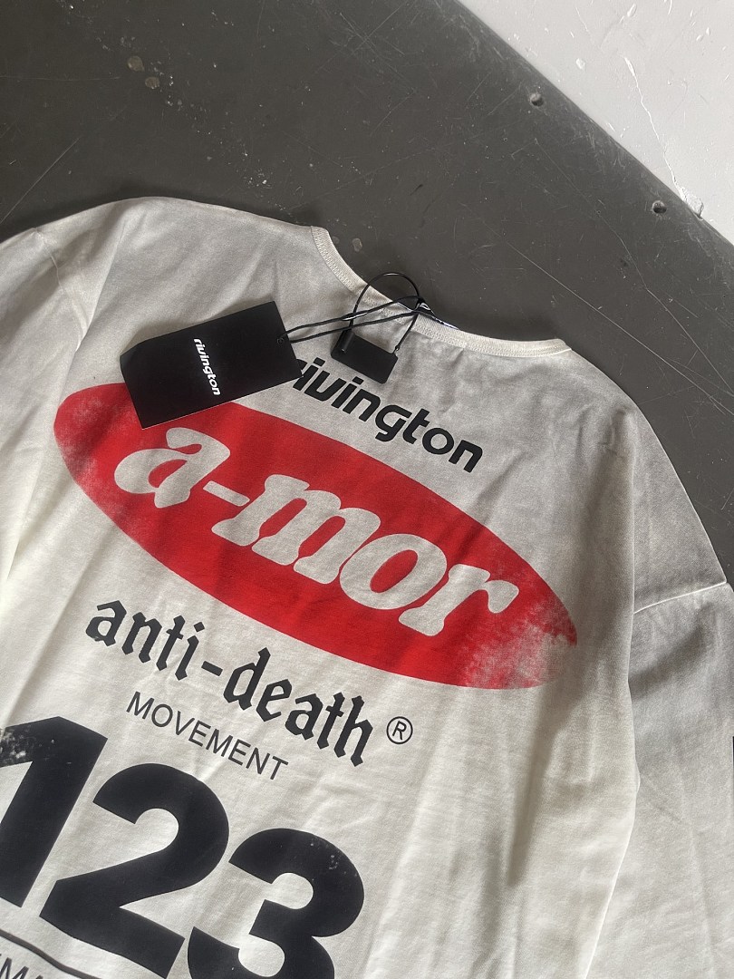 Off-White 148 RIVINGTON Roi Rebis Amor Enemy LS Gradient Long Sleeve T : Off White S M L - Image 7