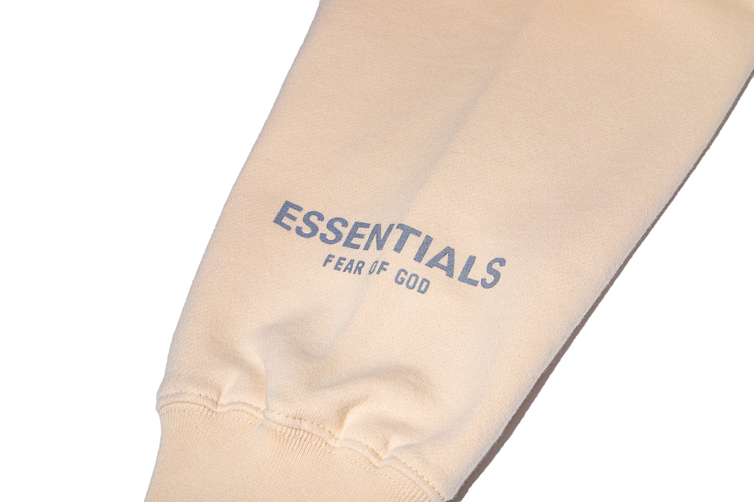 Essentials 98 FEAR OF GOD ESSENTIALS FOG Sleeve LOGO Collar White Blue Light Black Apricot High Grey Camel S-XL 6675# - Image 97