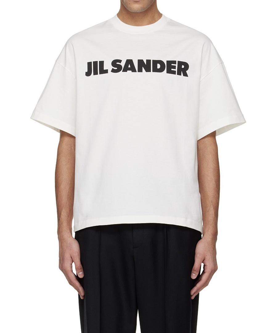 Unbranded 108 JIL SANDER Gum Logo Print Short Sleeve T Light Grey Pink Blue Black White SML J9890# - Image 105