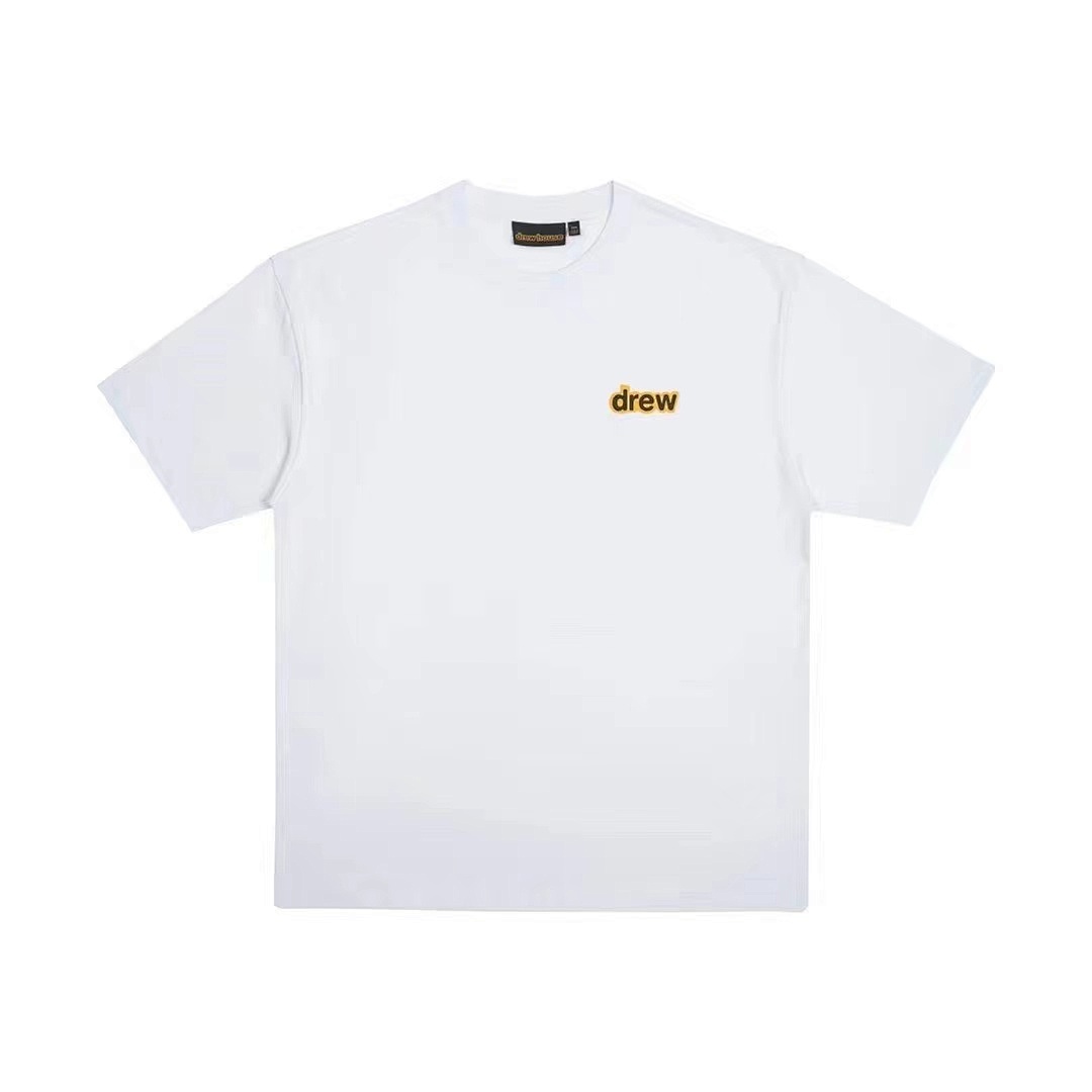 Drew House 98 DREW HOUSE Limited Exclusive Logo Print Collar Short Sleeve T White Color Blue S M L - Image 18