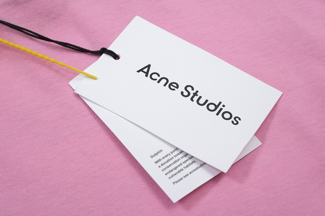 Acne Studios 128 AC LOGO Print Long Sleeve T Pink Black White Olive Green Dark Blue Red Spring Purple S-XL 3286# - Image 112