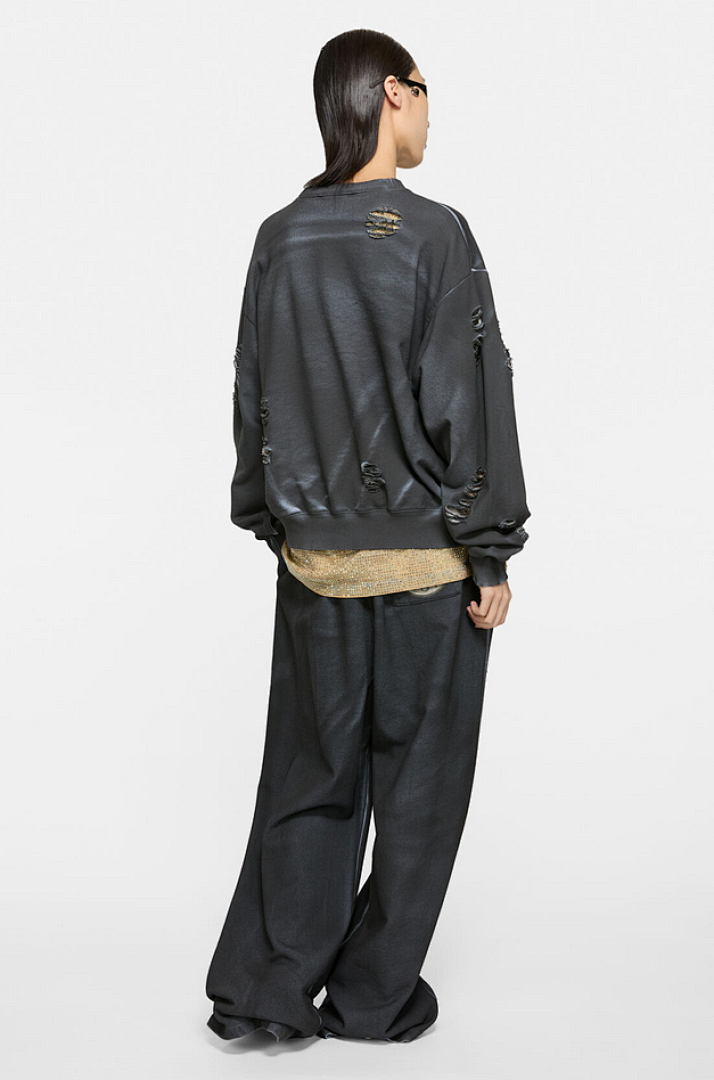 Acne Studios 268 AC Buckle LOGO Print Collar Floral Blue S-XL 3059# - Image 19