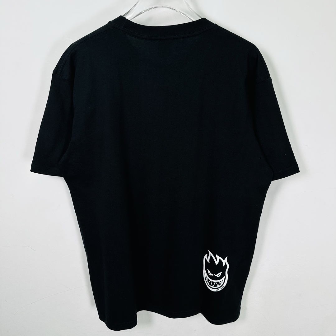 Supreme 148 SPITFIRE FLAG TEE Fire Flame T S-XL (Black) - Image 7