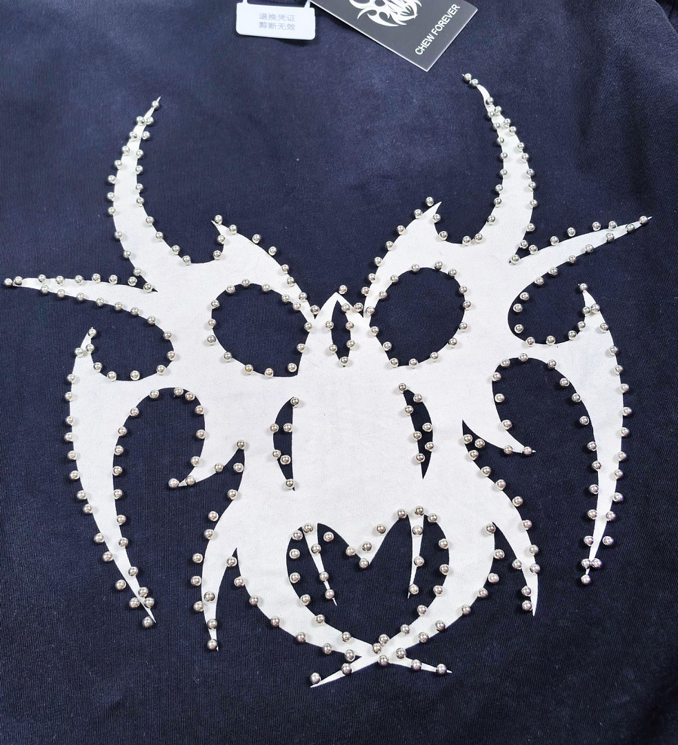 Chanel 218 CHEW FOREVER Star Long Sleeve : Water Black :S M L - Image 10