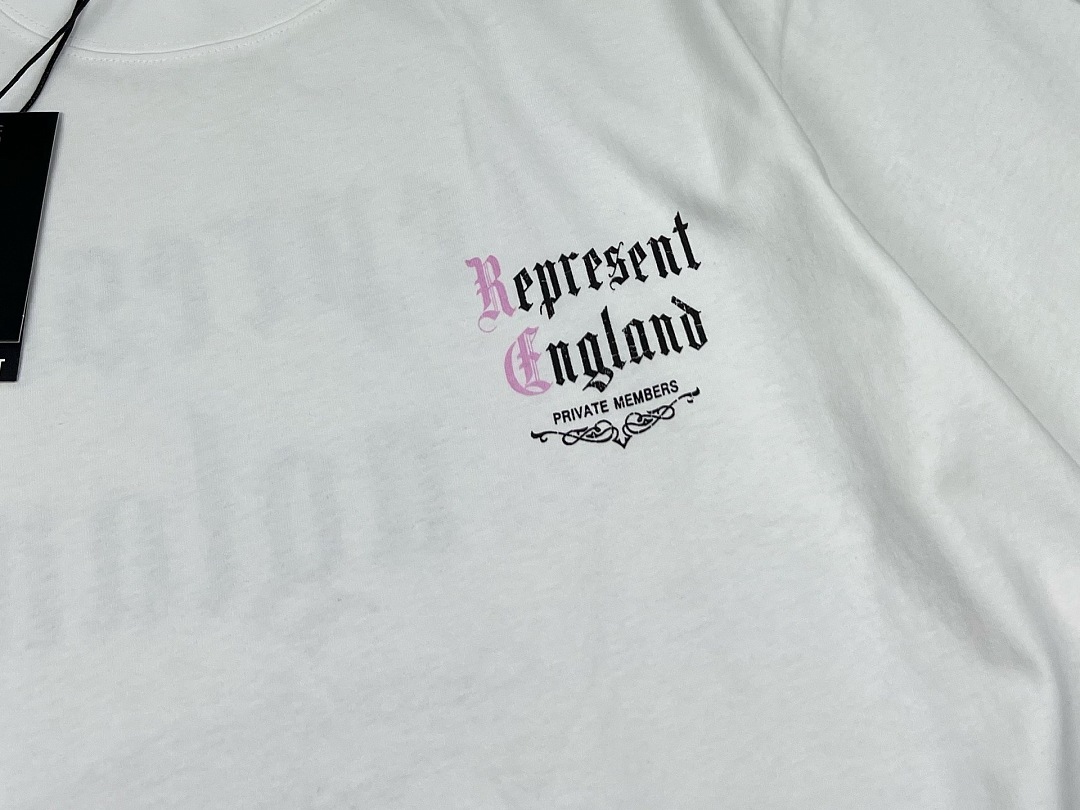 Off-White 128 REPRESENT New High Mens Womens Top Water Wide Short Sleeve T : S M L XL Off (White) - Image 16