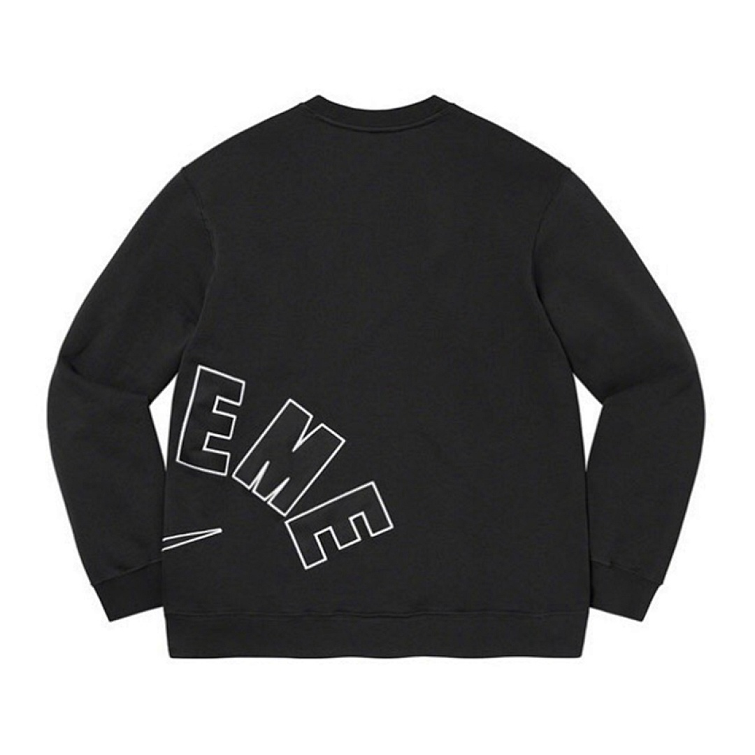 Nike 248 Sup 22SS Nike Arc Crewneck Collab Canvas Velvet Collar Top Black Grey Purple S M L XL - Image 4