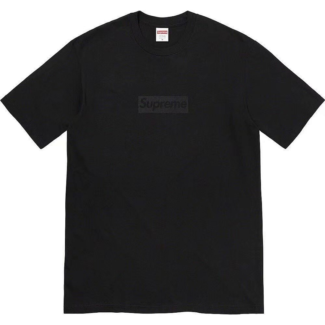 Supreme 118 SUP 23SS WEEK1 Single Boxlogo Tee Bogo Print Short Sleeve T Black White S M L XL - Image 3