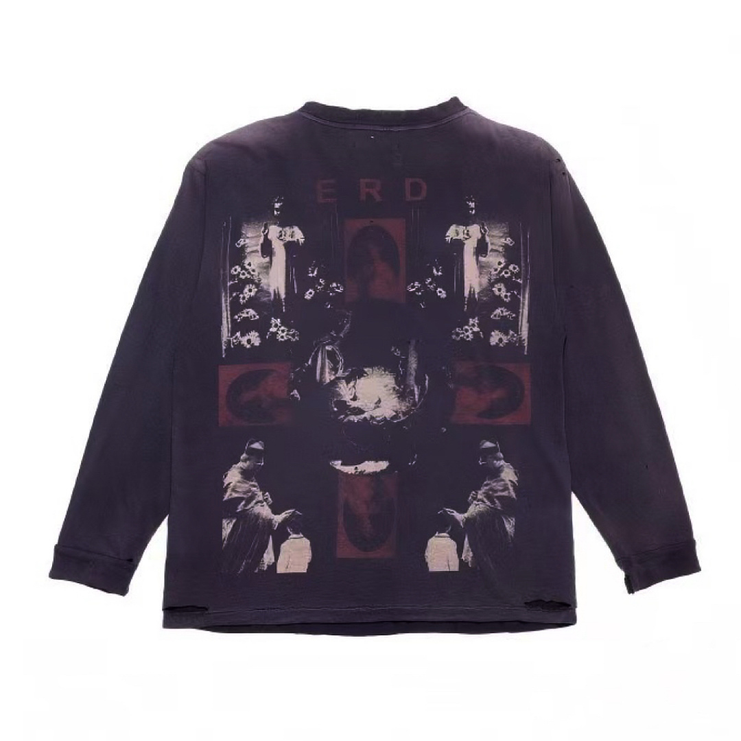 Enfants Riches Deprimes 158 Enfants Riches Deprimes Washed Long Sleeve : S M L XL Water (Black) - Image 13