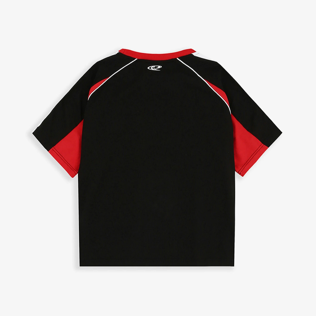 Unbranded 128 Protocol Index T Patchwork Short Sleeve : 1 2 3 (Black) - Image 4