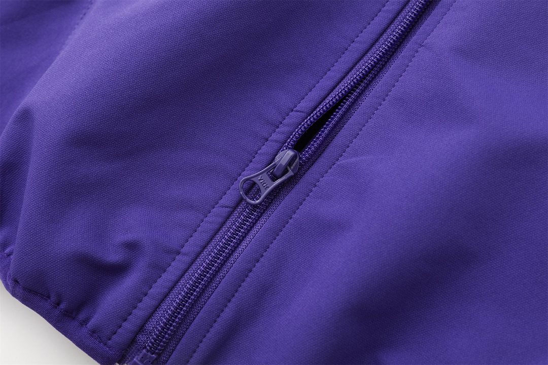 Balenciaga 398 Collab SS25 WEEK4 Track Jacket Sleeve Embroidered Logo : Black Purple :S-XL - Image 39