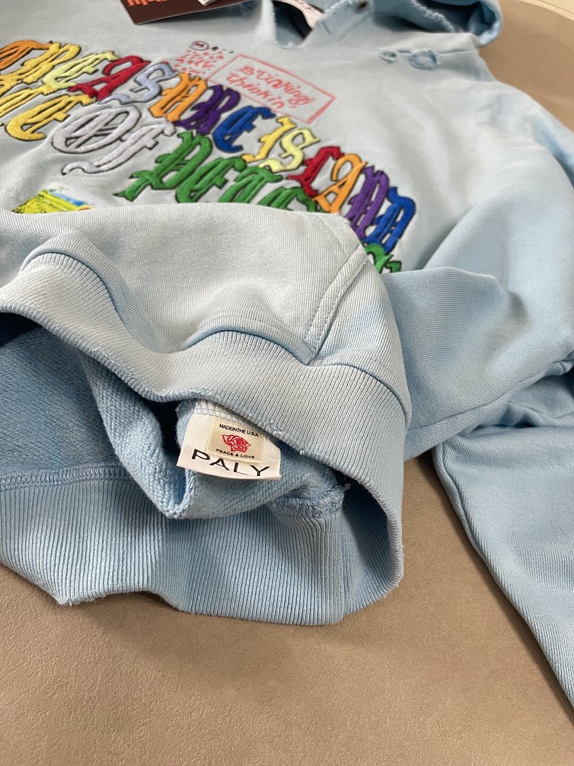 Unbranded 278 Paly Hollywood Bobby Driscoll Graphic-Print Distressed Hoodie : Kids Blue S M L - Image 11