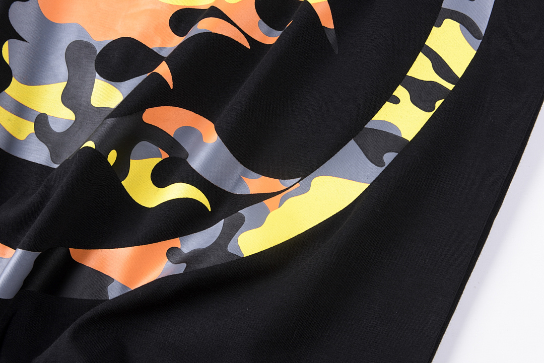 Bape 148 Hellstar Studios Gel Sports Logo Tee Camo Print Short T Black Pink Yellow S-XL - Image 12