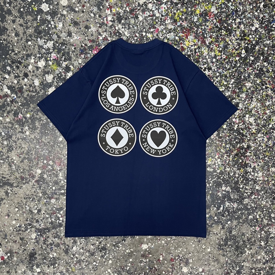 Stussy 108 Stu Print Short Sleeve T : Black White S Ｍ L XL - Image 11