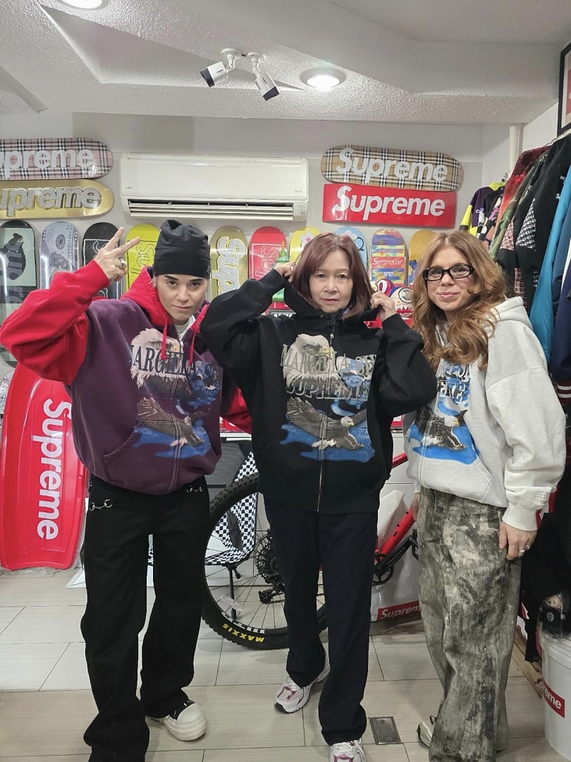 Supreme 398 MM6 EAGLE ZIP UP Classic Black Grey Purple Red S - Image 58