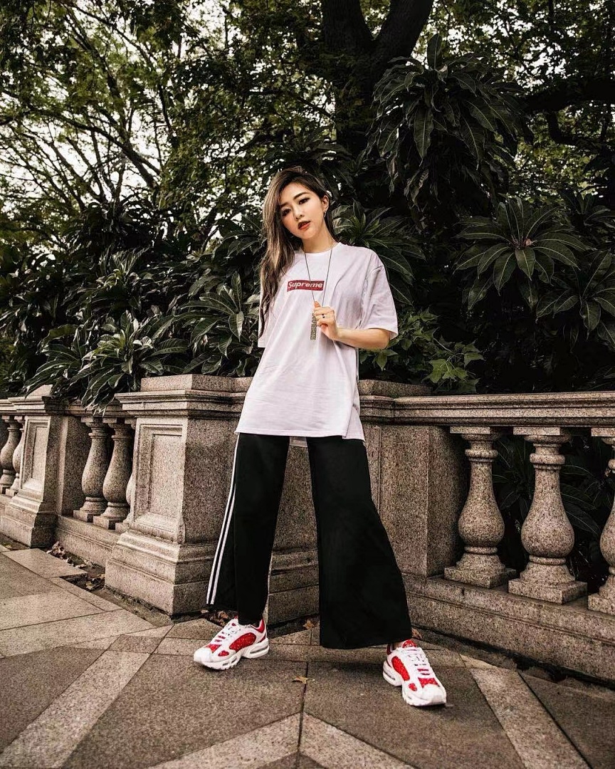 Supreme 128 BOX LOGO Rhinestone Diamond Short Sleeve T Black White Red S M L - Image 9