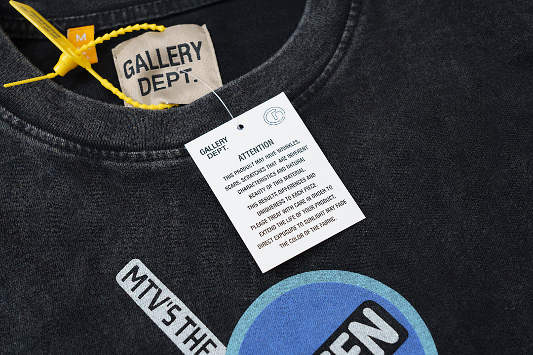 Gallery Dept 108 GALLERY DEPT. Print Short Sleeve T Black S-XL 3740# - Image 15