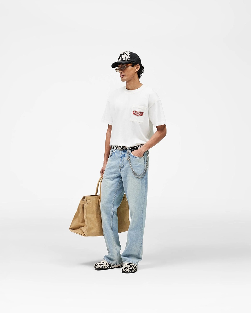 Off-White 148 REPRESENT High Mens Womens Wide Washed Short Sleeve : S M L XL Off (White) - Image 19