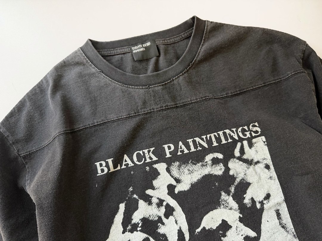 Enfants Riches Deprimes 148 Enfants Riches Deprimes BLACK PAINTINGS Washed Long Sleeve : Water S-XL - Image 7