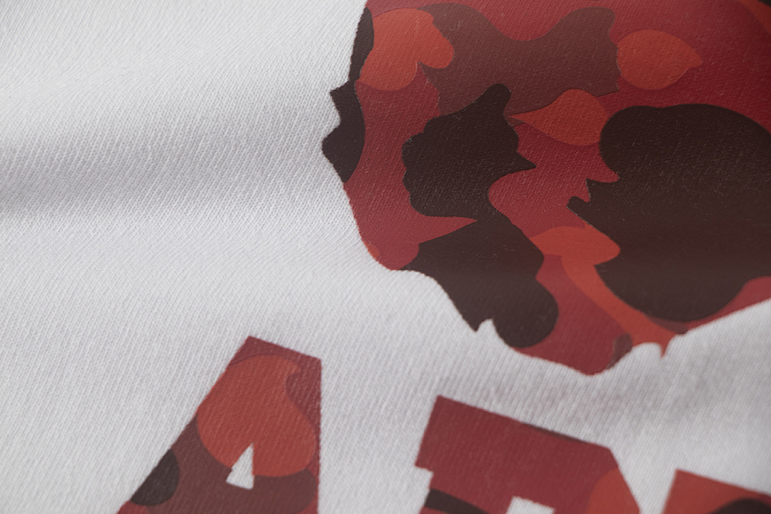 Bape 148 TOP Print Collar Short Sleeve T Black White S-XL - Image 18