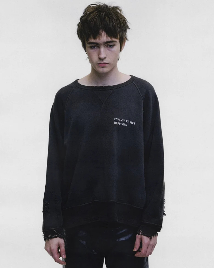 Enfants Riches Deprimes 218 Enfants Riches Deprimes “ Label ” Patchwork : S M L XL (Washed Black) - Image 14