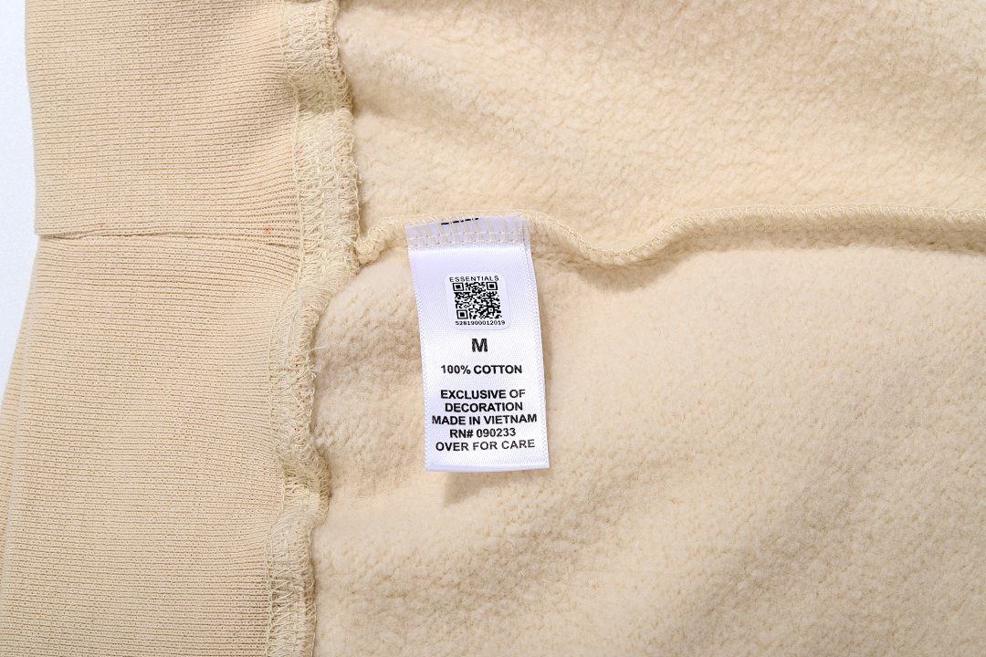 Essentials 98 FEAR OF GOD ESSENTIALS FOG Sleeve LOGO Collar White Blue Light Black Apricot High Grey Camel S-XL 6675# - Image 99