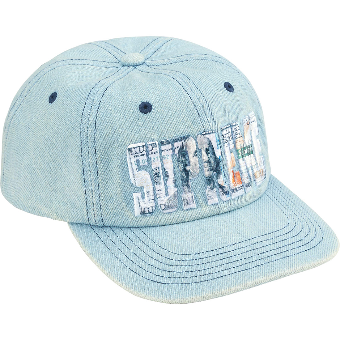 Supreme 128 EMBROIDERED MONEY (Black Pink Blue Red Light) - Image 9