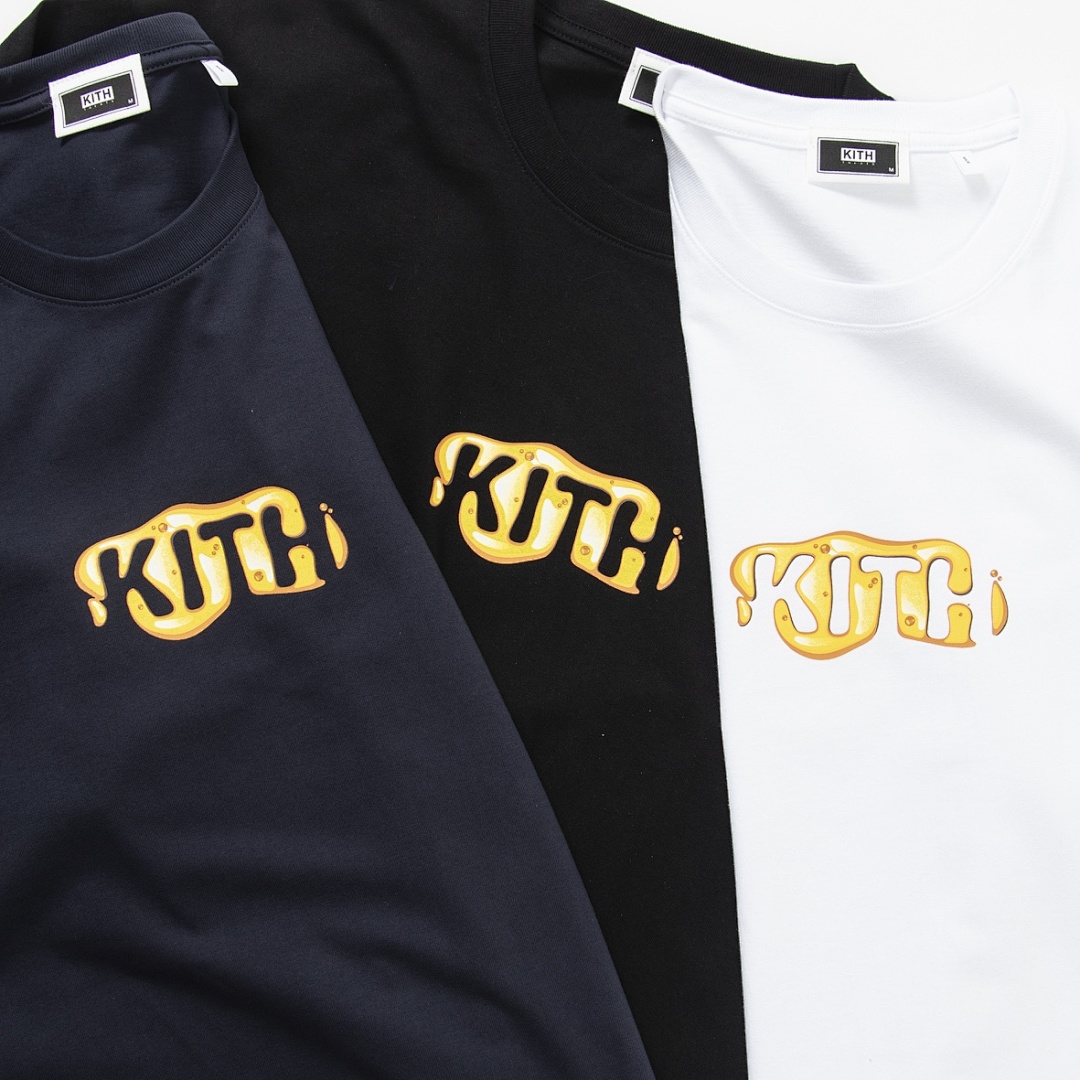 Adidas 138 Kith Treats New Honey Print Short Sleeve : Black White SIE: S Ｍ L - Image 7
