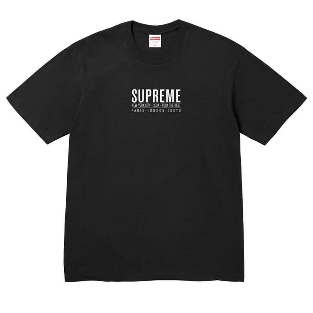 Supreme 108 SUP PARIS TEE Black White S M L