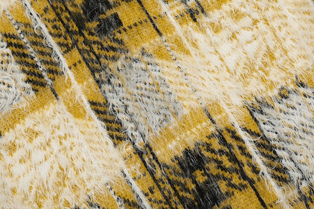 Stussy 298 STU Plaid V Collar Buckle Autumn Winter : S-XL Yellow Grey ST07# - Image 19