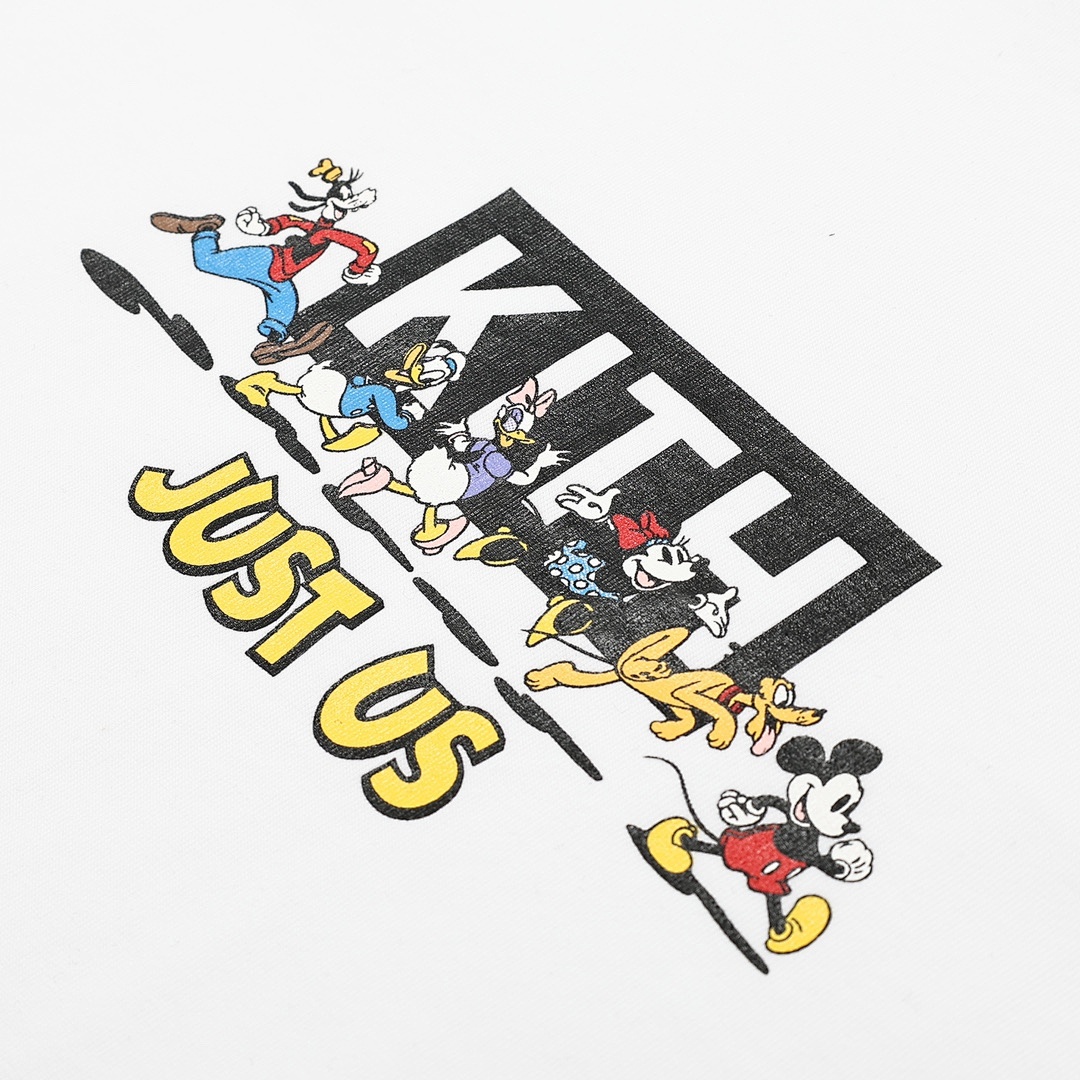Adidas 138 Kith X Disney Full Short Sleeve SIE: S M L XL : (Black White) - Image 10